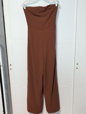 wild fable Strapless Wide-Leg Jumpsuit